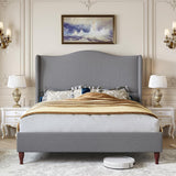 Queen Size Bed Frame Upholstered Platform Bed