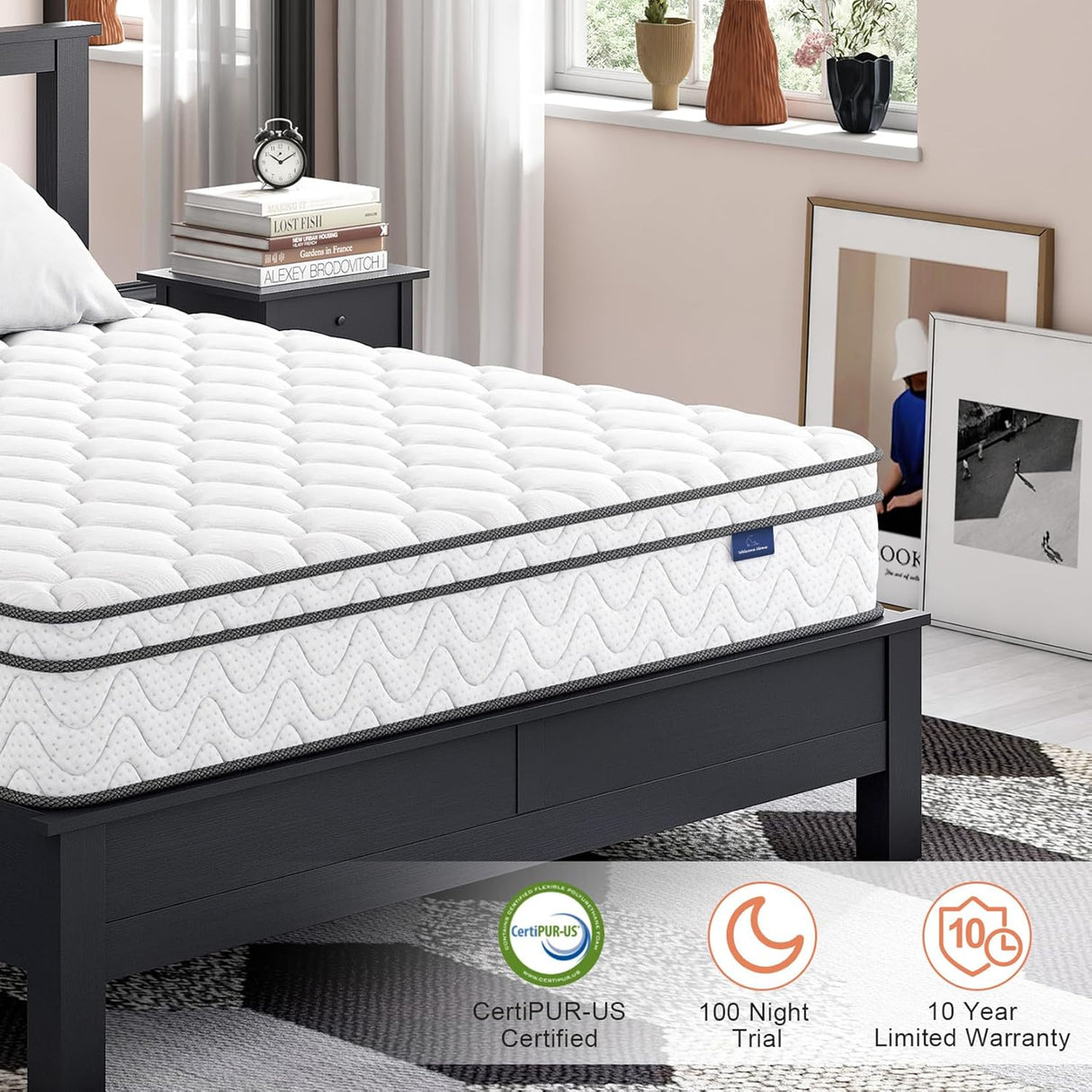 Vesgantti Full Size Mattress Hybrid Full Mattress in a Box