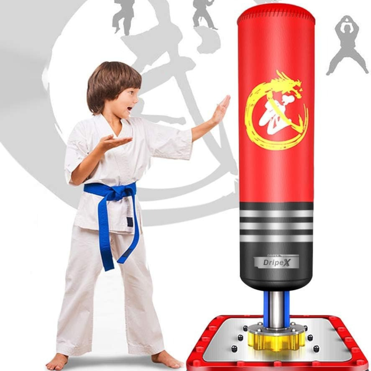 Dripex  Kids Heavy Boxing Freestanding Punching Bag