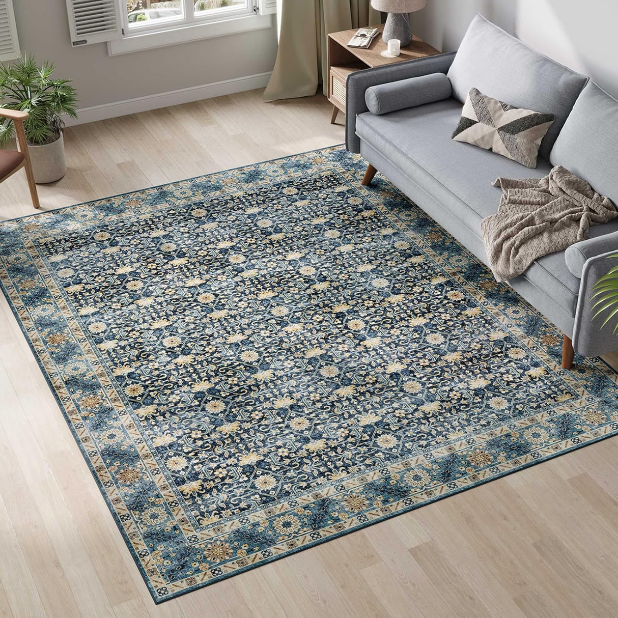 Dripex Runner Rug Machine Washable Non Slip Area Rug