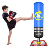 Kids Heavy Boxing Bag with Suction Cup Steel Base