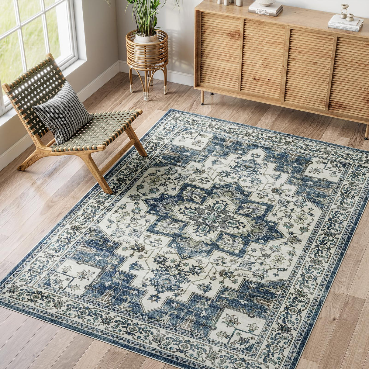 Dripex Vintage 5x7 Area Rugs