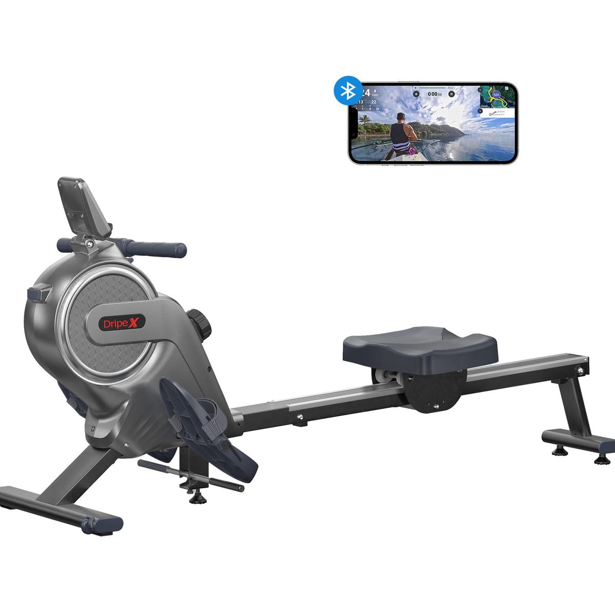 Dripex Rowing Machine, Rowing Machines for Home Use with Max 350lb Wei