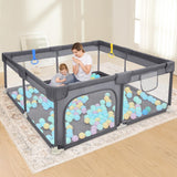 Dripex Baby Playpen 52"×52" Play Pens for Babies and Toddlers