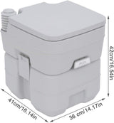 Dripex Portable Camping Toilet - 20L /5.3 Gallon