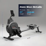 Dripex Rowing Machines for Home, Rowing Machine Max 350LBS