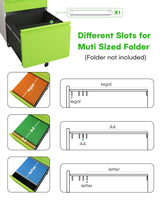 Dripex 3 Drawer File Cabinet