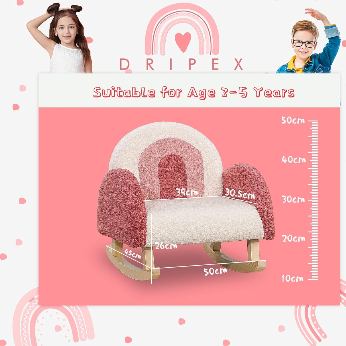 Dripex Childrens Rocking Chair