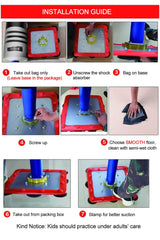 Kids Heavy Boxing Bag with Suction Cup Steel Base