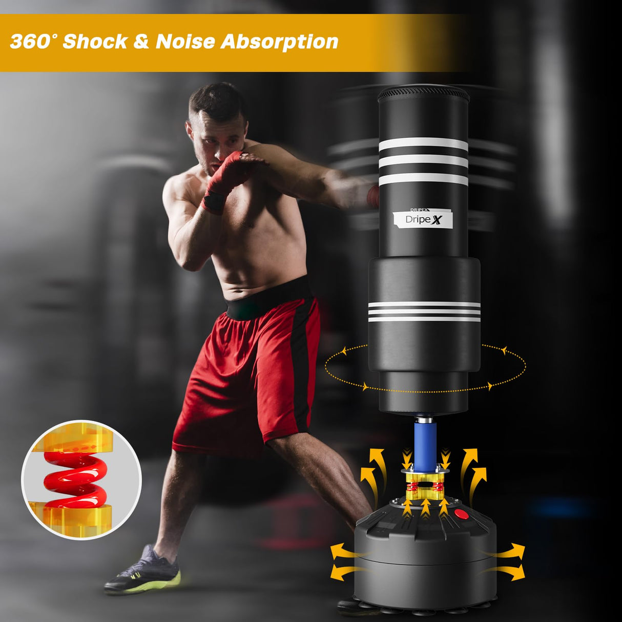 Dripex Freestanding Punching Bag