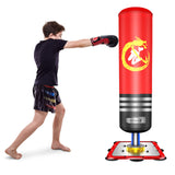 Kids Heavy Boxing Bag with Suction Cup Steel Base