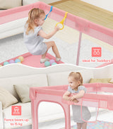 Dripex Baby Playpen 52"×52" Play Pens for Babies and Toddlers